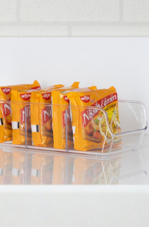 Organizador Diamond com Divisórias Clear 28cm