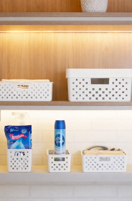 Cesto Organizador Longo Quadratta 27x12cm