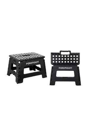 Banqueta Dobrável Antiderrapante Preto