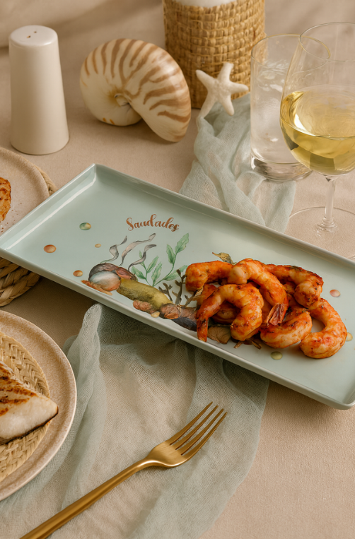 Petisqueira Fundo do Mar Felicidades 37cm