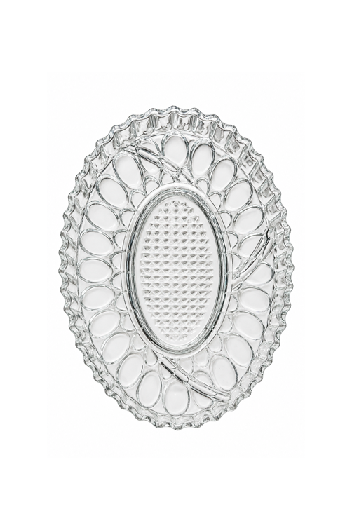 Petisqueira Oval em Vidro 980ml