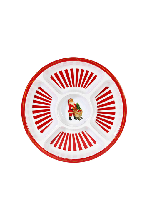 Petisqueira Natalina de Papai Noel em Melamina