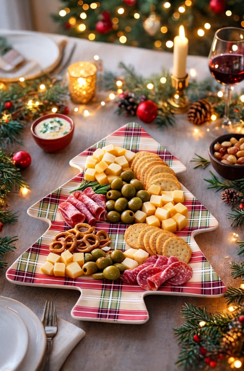 Petisquiera Árvore de Natal Xadrez de Melamina