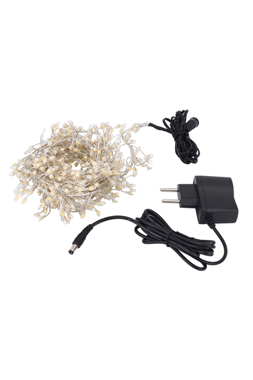 Pisca Pisca Cordão Cluster 500 Leds Branco Quente 3 M Bivolt