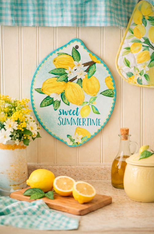 Placa Decorada Lemon