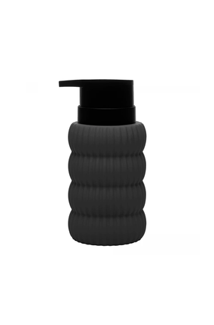 Porta Sabonete Líquido Soft Touch Orbit Cinza de Cerâmica 310ml