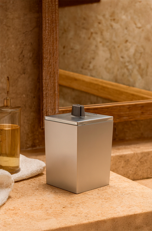 Porta algodão e cotonete quadratta