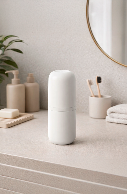 Porta Escova de Dente Bold Branco