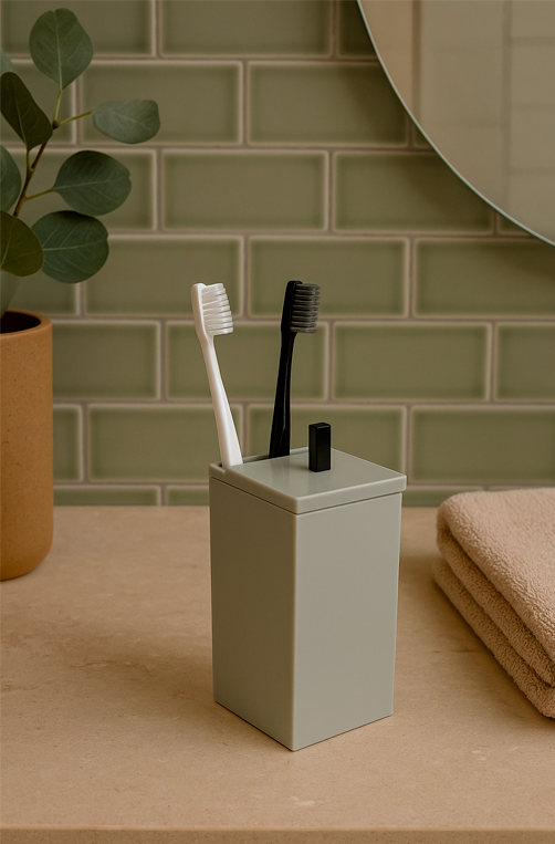 Porta Escova Plus Fendi Pux Black