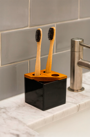 Porta Escova em Vidro