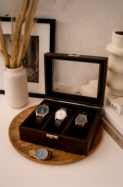 Porta Relogio com 6 Divisória