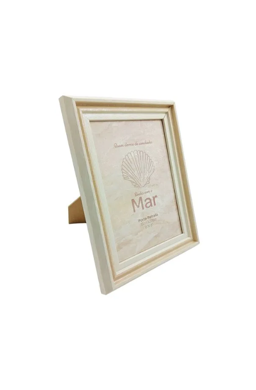 Porta Retrato Ondas Decorativo 15x20cm