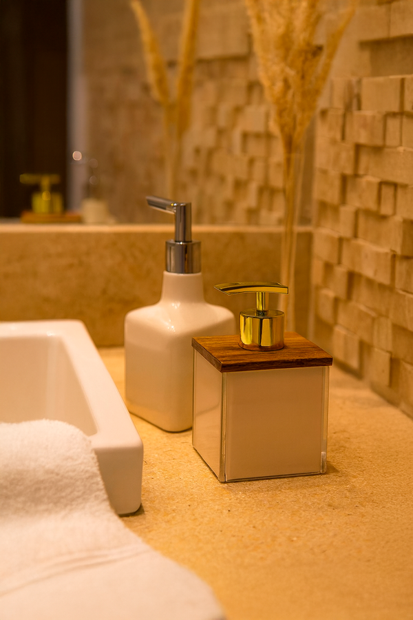 Porta Sabonete Líquido Seiva em Vidro 200ml