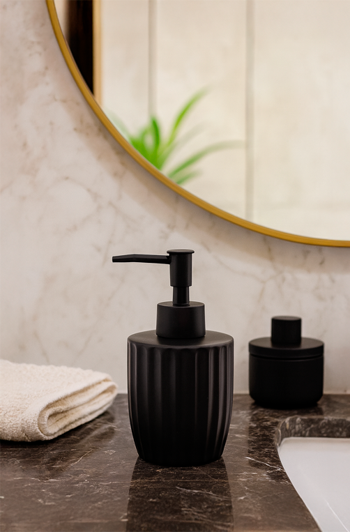 Porta Sabonete Liquido em Ceramica