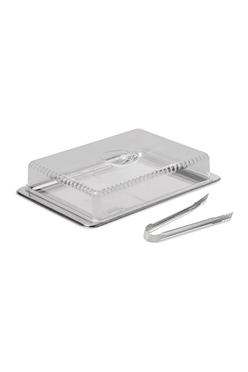 Conjunto para Frios Duplo Atina em Aço Inox