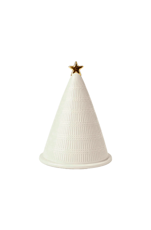 Porta Panetone de Árvore Off White em Cerâmica