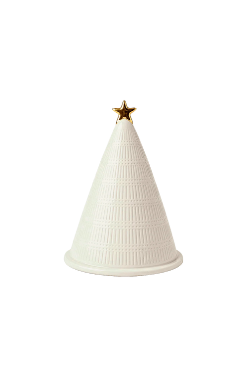 Porta Panetone de Árvore Off White em Cerâmica