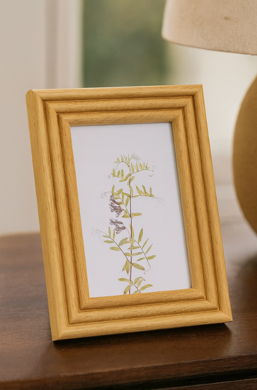 Porta Retrato em Poliestireno Madeira 10x15cm