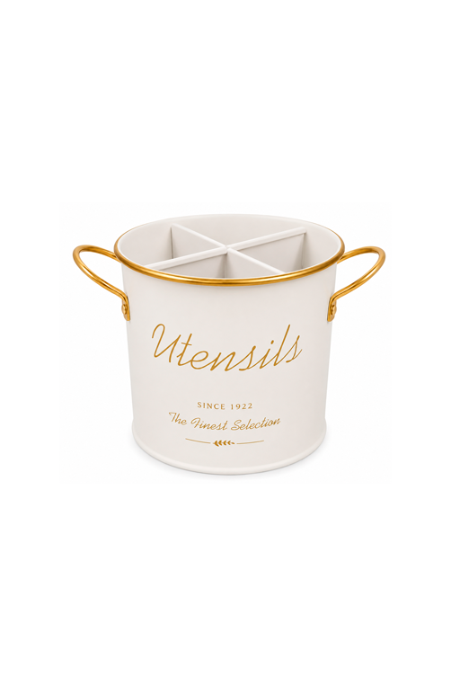Porta Talheres Olina Off White