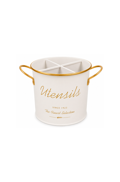 Porta Talheres Olina Off White