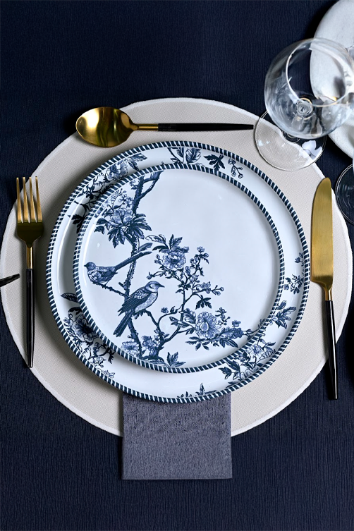 Prato de Sobremesa Stoneware Bio Rouxinol