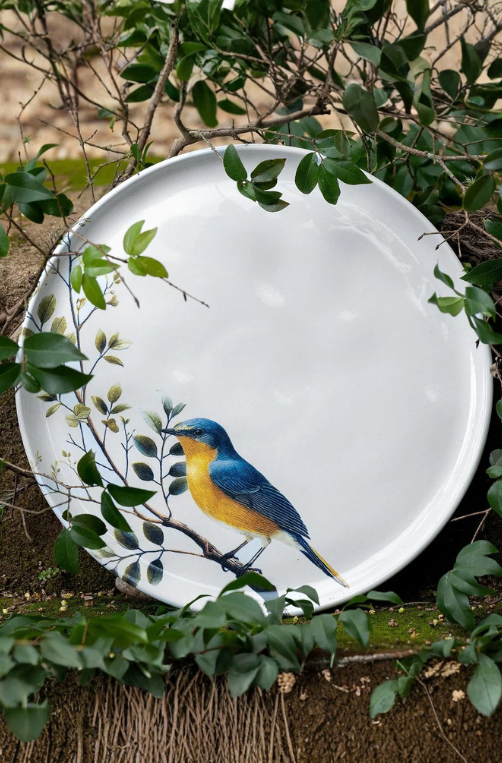 Prato Raso Stoneware Bio Birdy