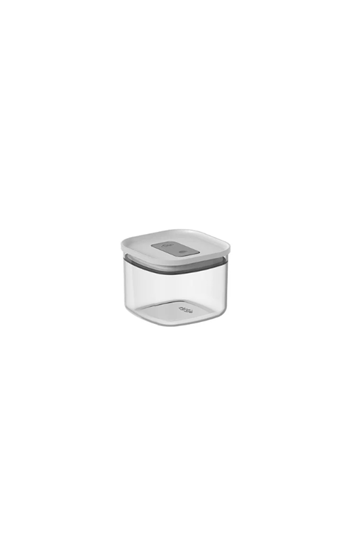 Pote Hermético Quadrado Duo Lock Branco 450ml