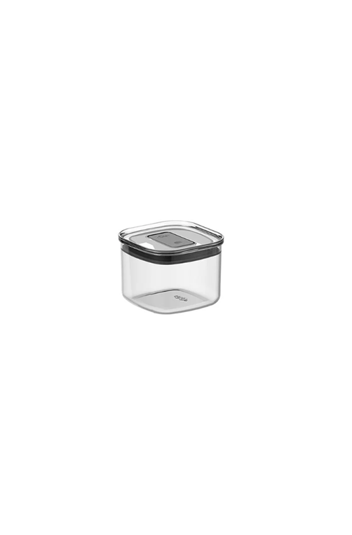 Pote Hermético Quadrado Duo Lock Transparente 450ml