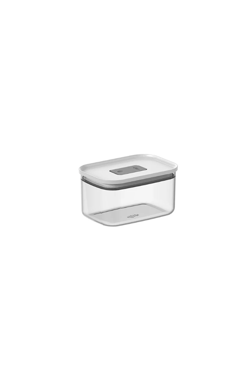 Pote Hermético Retangular Duo Lock Branco 650ml
