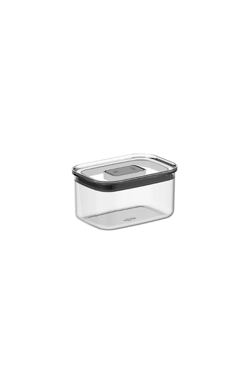 Pote Hermético Retangular Duo Lock Transparente 650ml