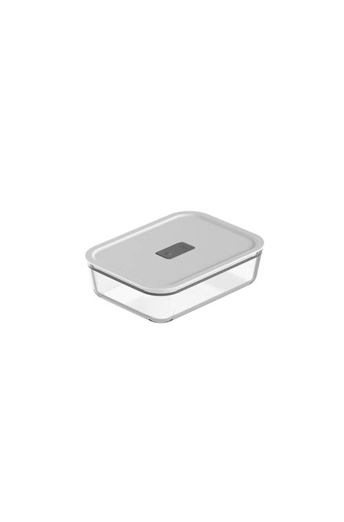 Pote de Vidro Hermético 1,25L Fresh Lock Branco