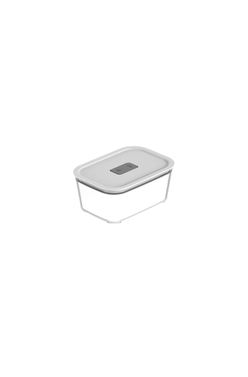 Pote Hermético de Vdro Fresh Lock Branco 1,2L
