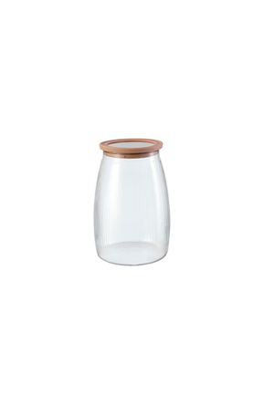 Pote com Tampa de Silicone em Vidro Borossilicato 210ml