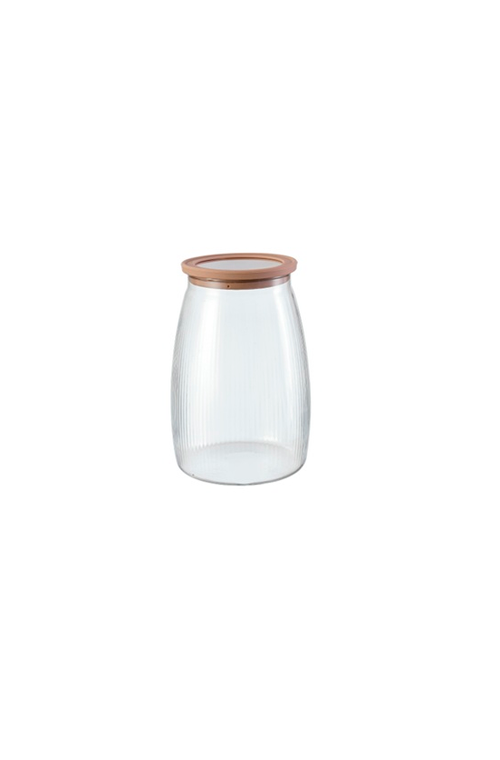 Pote com Tampa de Silicone em Vidro Borossilicato 210ml