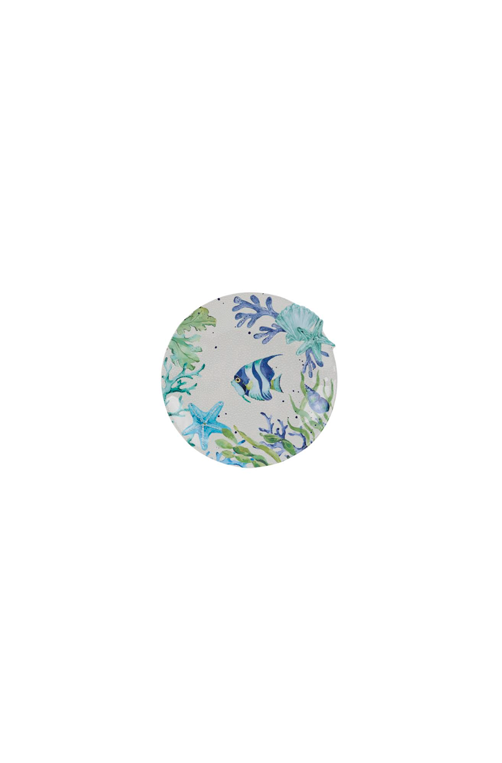 Prato de Sobremesa de Peixe e Estrela em Melamina