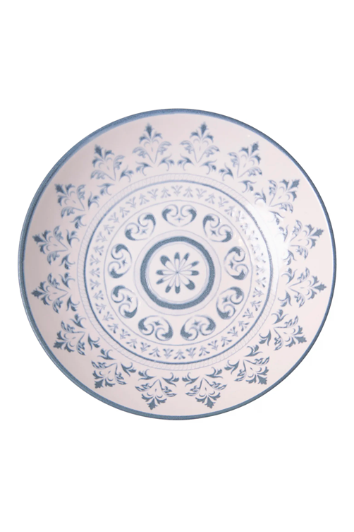 Prato Fundo Porto 21,5cm Azul Cerâmica