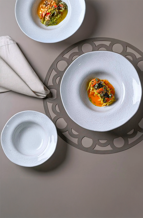 Prato de Massa Orgânico Luz