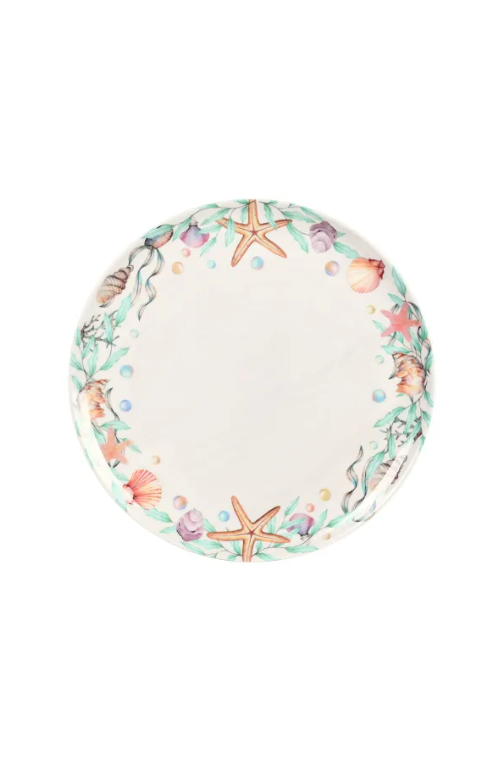 Prato Raso Fundo do Mar em Melamina 26cm
