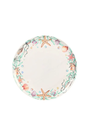 Prato Raso Fundo do Mar em Melamina 26cm
