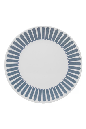 Prato Raso Mediterrâneo 25cm Azul Cerâmica