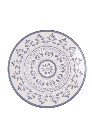 Prato Raso Porto 25cm Azul Cerâmica