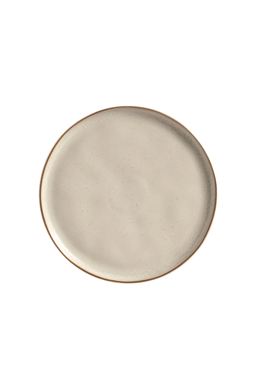 Pratos Raso Stoneware Bio Sol Gold