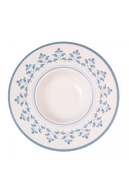 Prato para Risoto Porto 28cm Azul Cerâmica