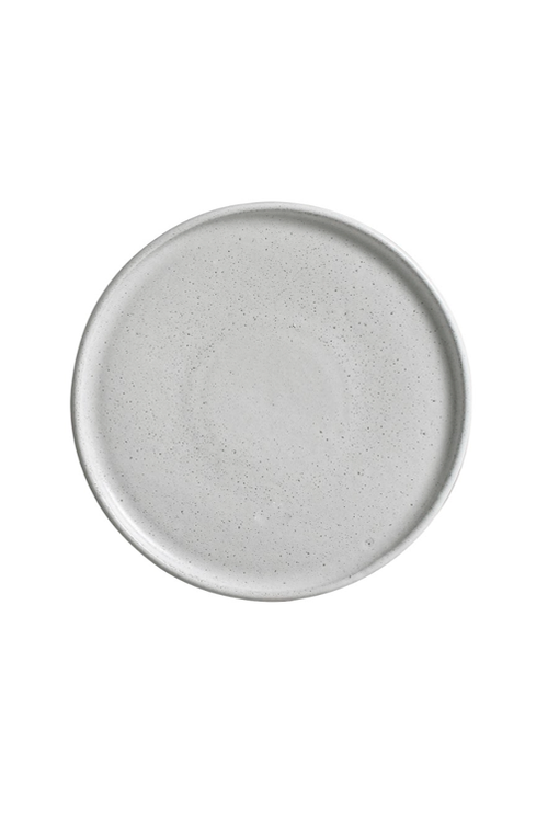 Prato de Sobremesa Basic Snow Cerâmica