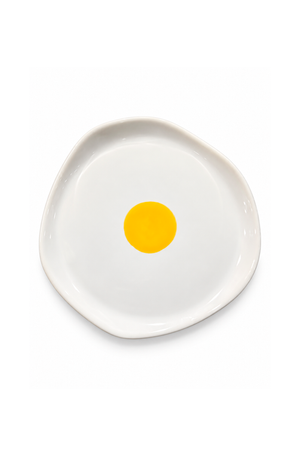 Prato de Ovo Orgânico Breakfast em Cerâmica