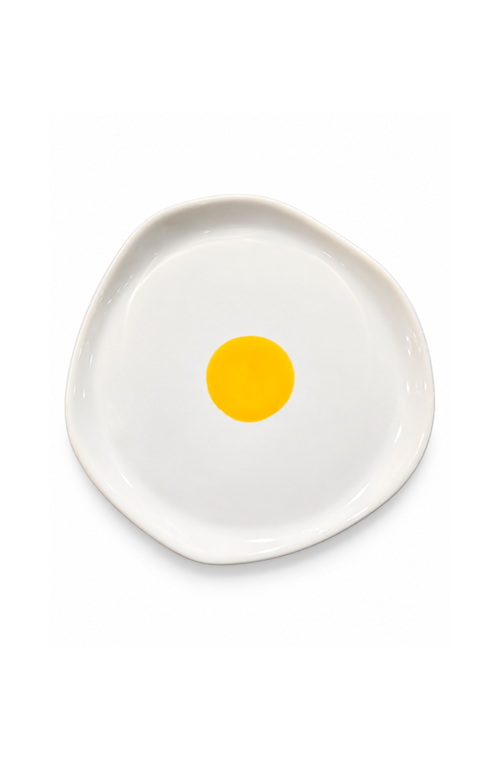 Prato de Ovo Orgânico Breakfast em Cerâmica