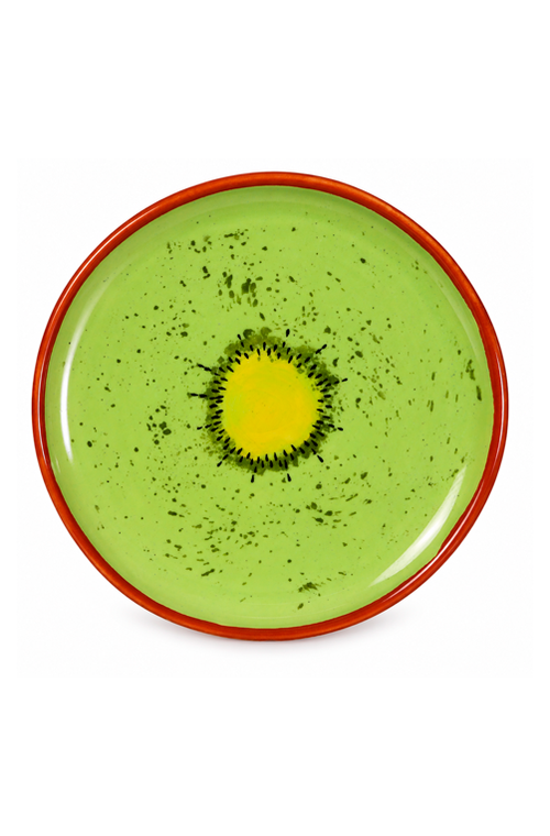 Prato Kiwi em Cerâmica 23cm
