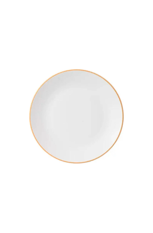 Prato Raso de Porcelana Legacy Gold 27cm