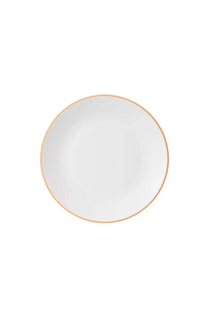 Prato Raso de Porcelana Legacy Gold 27cm