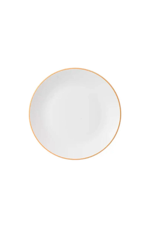 Prato Raso de Porcelana Legacy Gold 27cm